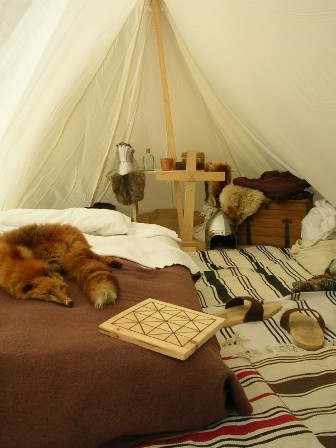 Tenda arredata